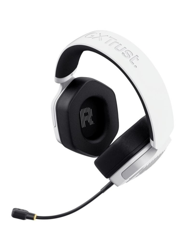 Auriculares Gaming Inalámbricos con Micrófono Trust Gaming GXT 493PS Carus PS5/ Jack 3.5/ Bluetooth/ Blancos