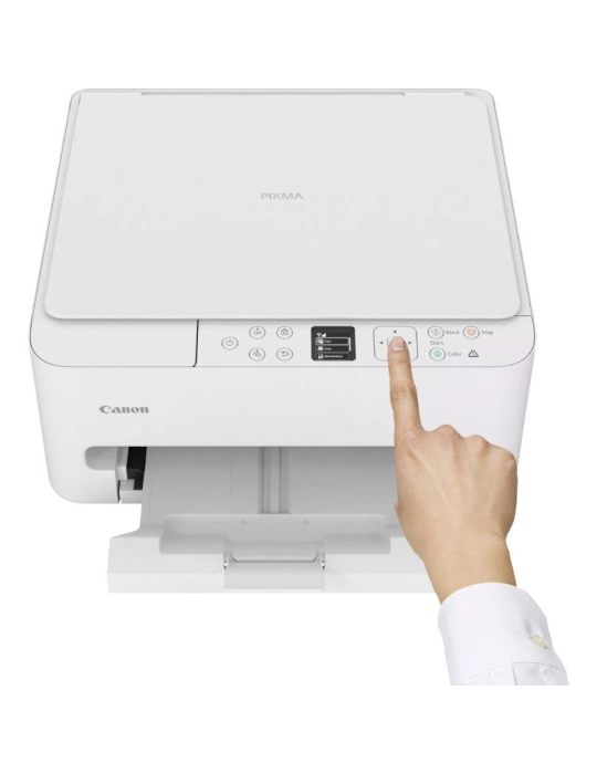 Multifunción Fotográfica Canon PIXMA TS6550i WiFi/ Dúplex/ Blanca