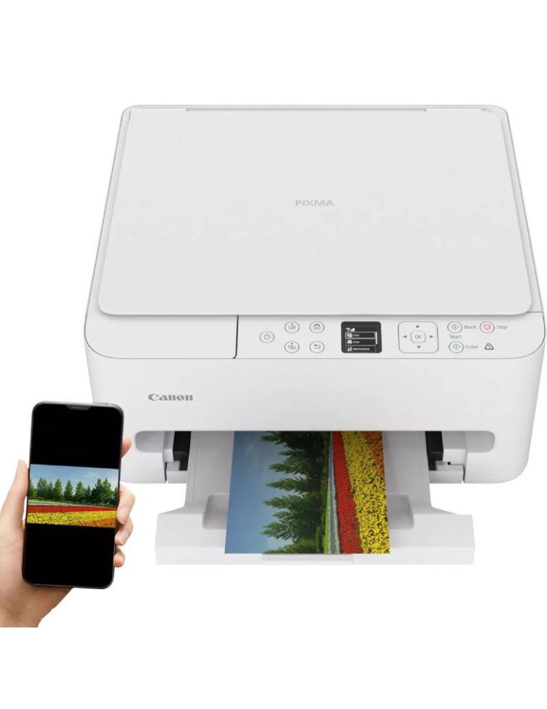 Multifunción Fotográfica Canon PIXMA TS6550i WiFi/ Dúplex/ Blanca