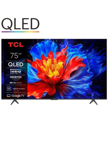 Televisor TCL QLED 75P8K 75"/ Ultra HD 4K/ Smart TV/ WiFi