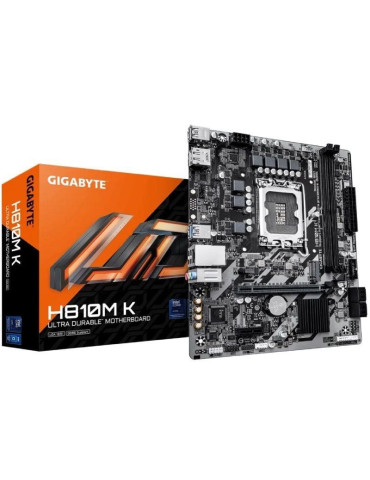 Placa Base Gigabyte H810M K Socket 1851/ DDR5/ PCIe 4.0/ Micro ATX