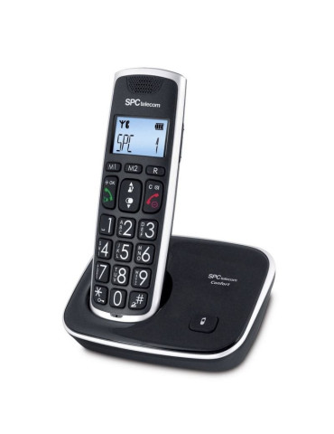 Teléfono Inalámbrico SPC Telecom 7608/ Negro
