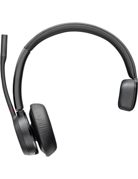 Auricular Inalámbrico Poly Voyager 4310 para Microsoft Teams + Adaptador BT700 + Base de Carga/ con Micrófono/ Bluetooth/ Negro
