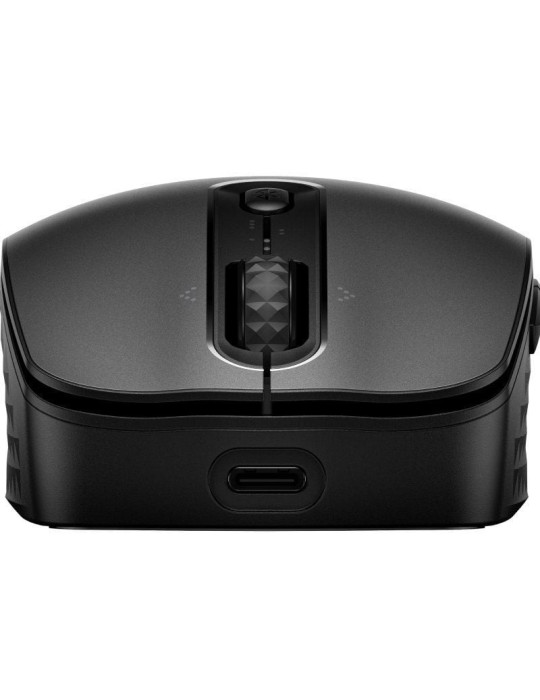 Ratón Inalámbrico HP 695/ Batería Recargable/ Hasta 4000 DPI/ Negro