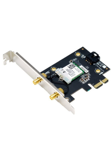 Tarjeta de Red Inalámbrica-PCI Express Asus PCE-AXE5400/ 5400Mbps/ 2.4/5/6GHz 2