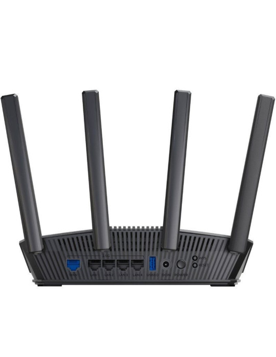 Router Inalámbrico Asus RT-BE82U/ WiFi 7/ 6500Mbps/ 2.4GHz 5GHz/ 4 Antenas/ WiFi 802.11be/ax/ac/n/a/ - n/b/g