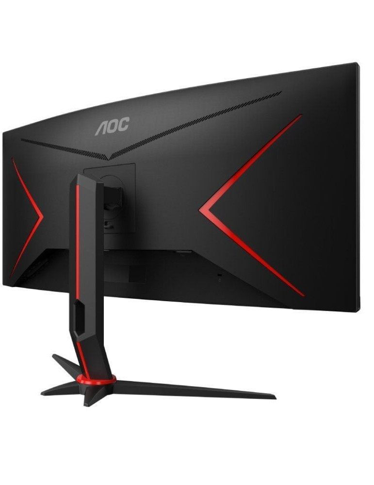 Monitor Gaming Ultrapanorámico Curvo AOC CU34G2XP/BK 34"/ WQHD/ 1ms/ 180Hz/ VA/ Negro
