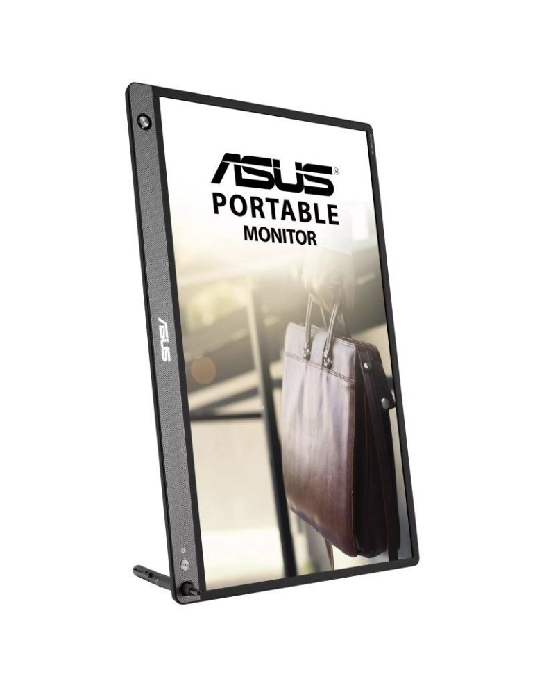 Monitor Portátil Asus ZenScreen Go MB16AHP 15.6"/ Full HD/ Multimedia/ Plata y Negro