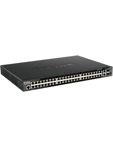 Switch Gestionable D-Link DGS-1520-52MP/E 52 Puertos/ RJ-45 2.5Gbps/ SFP/ PoE 2