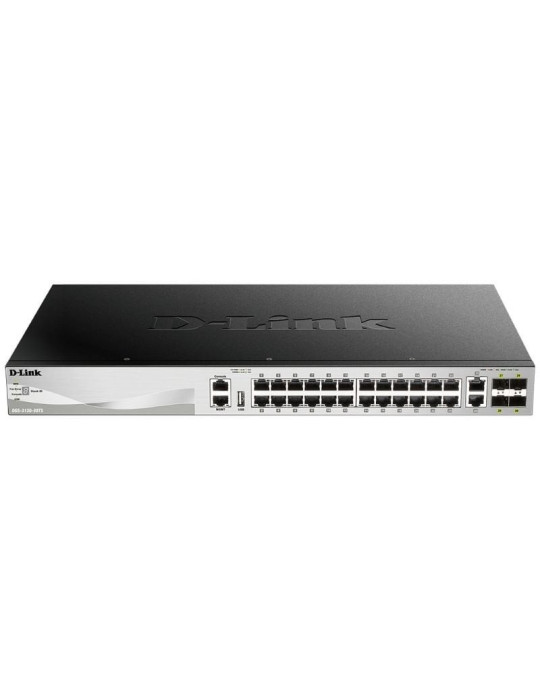 Switch Gestionable D-Link DGS-3130-30TS/E 24 Puertos/ RJ-45 10/100/1000/ SFP