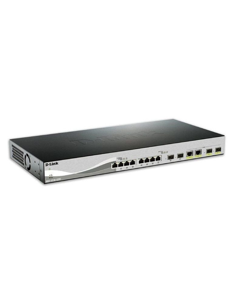 Switch Gestionable D-Link DXS-1210-12TC 12 Puertos/ 10G Ethernet 10/100/1000/ SFP