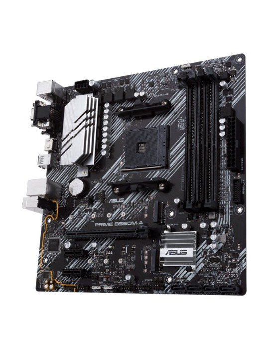 Placa Base Asus Prime B550M-A/CSM Socket AM4/ DDR4/ PCIe 4.0/ Micro ATX