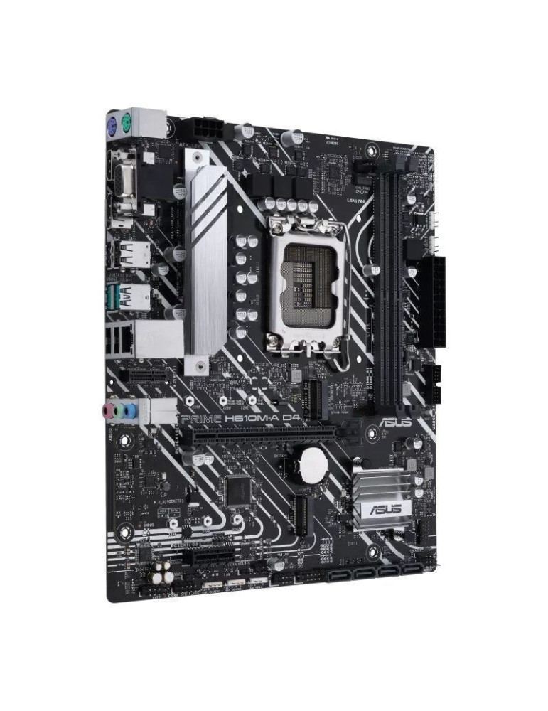 Placa Base Asus Prime H610M-A D4-CSM/ Socket 1700/ DDR4/ PCIe 4.0/ Micro ATX