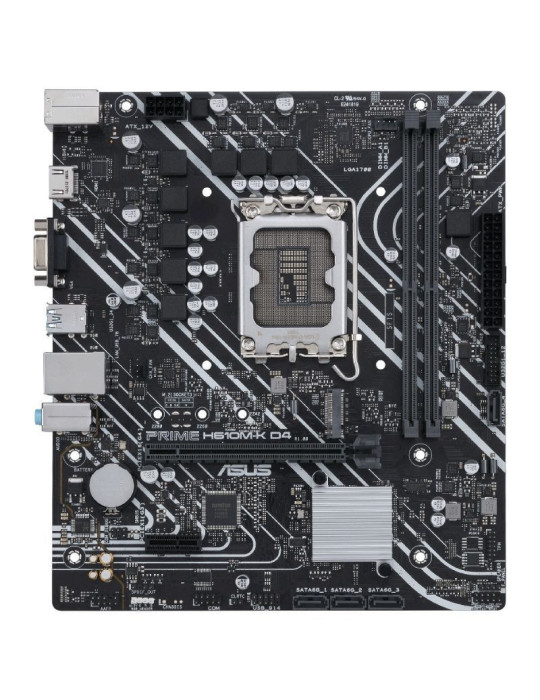 Placa Base Asus Prime H610M-K D4/ Socket 1700/ DDR4/ PCIe 4.0/ Micro ATX