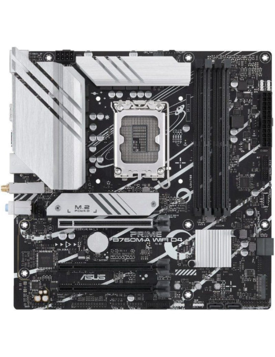 Placa Base Asus PRIME B760M-A WIFI D4 Socket 1700/ DDR4/ PCIe 4.0/ Micro ATX