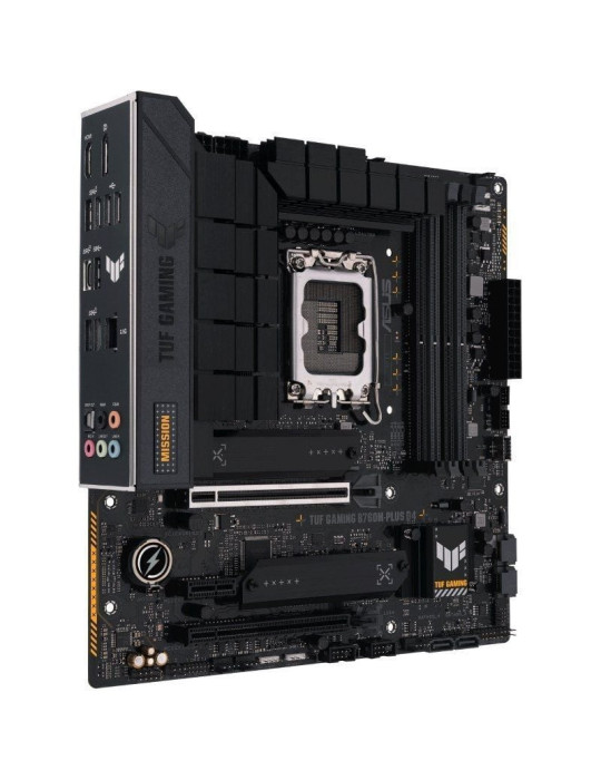 Placa Base Asus TUF GAMING B760M-PLUS D4/ Socket 1700/ DDR4/ PCIe 5.0/ Micro ATX