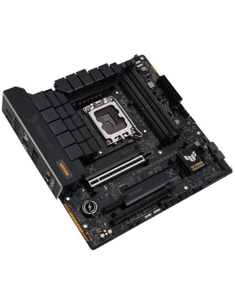Placa Base Asus TUF GAMING B760M-PLUS D4/ Socket 1700/ DDR4/ PCIe 5.0/ Micro ATX