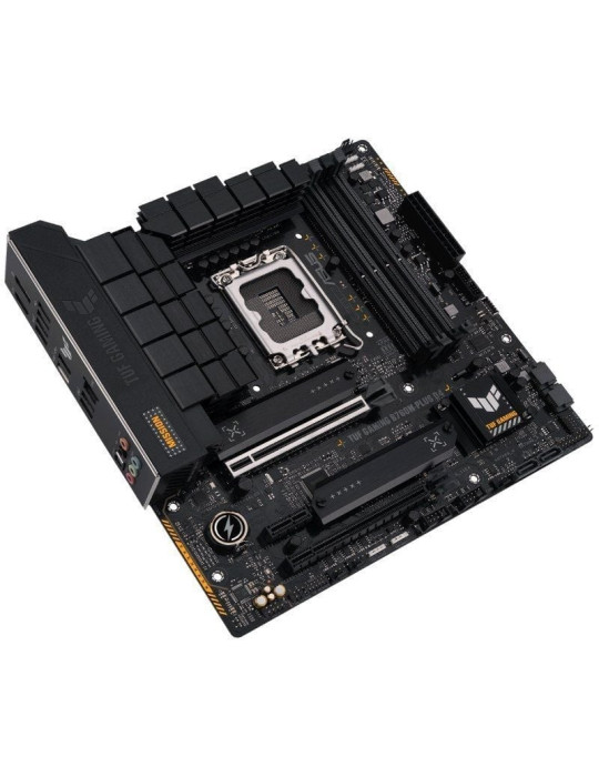Placa Base Asus TUF GAMING B760M-PLUS D4/ Socket 1700/ DDR4/ PCIe 5.0/ Micro ATX