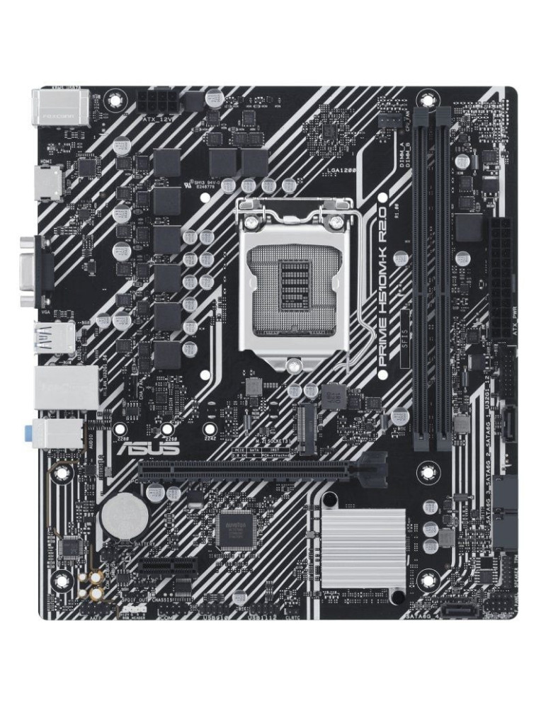 Placa Base Asus Prime H510M-K R2.0 Socket 1200/ DDR4/ PCIe 4.0/ Micro ATX
