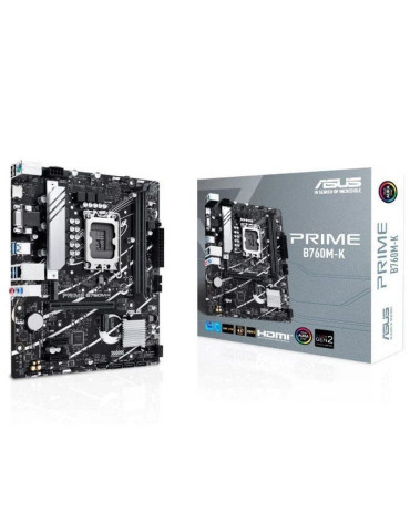 Placa Base Asus PRIME B760M-K Socket 1700/ DDR5/ PCIe 4.0/ Micro ATX