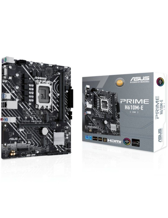 Placa Base Asus Prime H610M-E-CSM/ Socket 1700/ DDR5/ PCIe 4.0/ Micro ATX