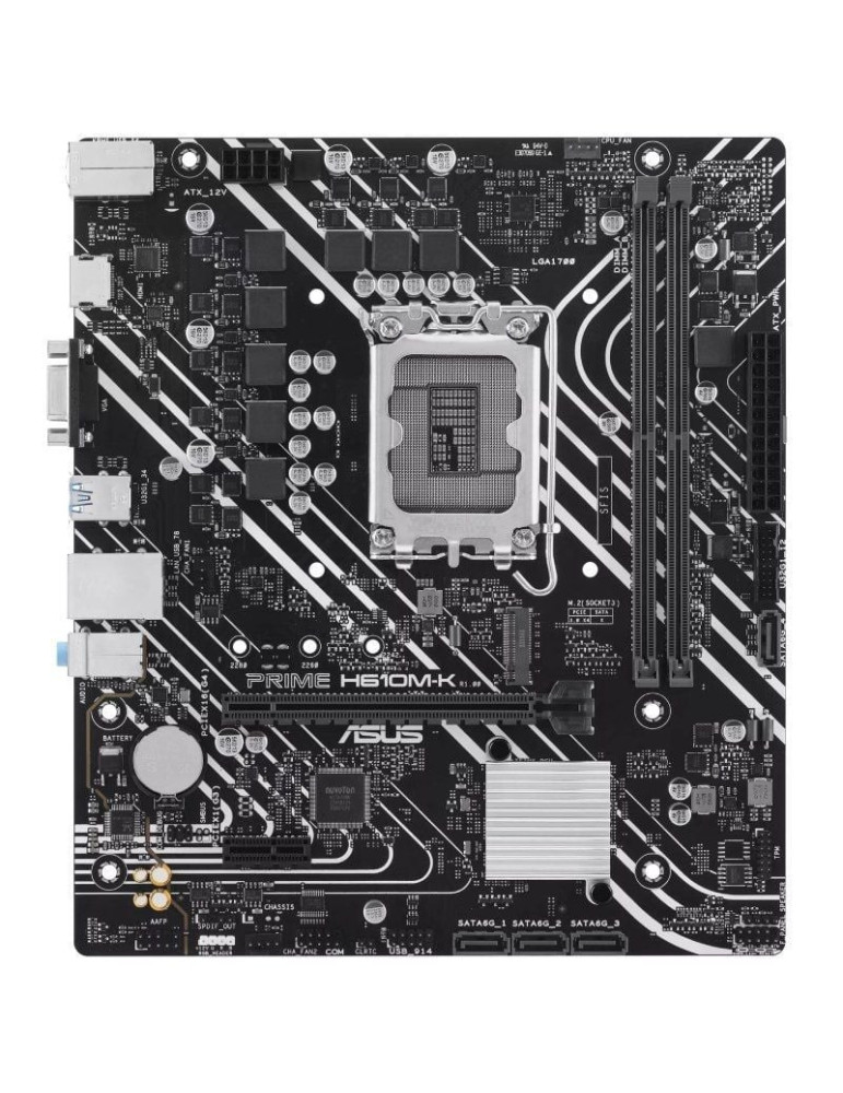 Placa Base Asus Prime H610M-K Socket 1700/ DDR5/ PCIe 4.0/ Micro ATX