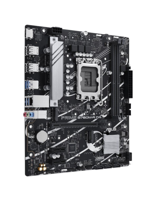 Placa Base Asus PRIME B760M-R D4 Socket 1700/ DDR4/ PCIe 4.0/ Micro ATX