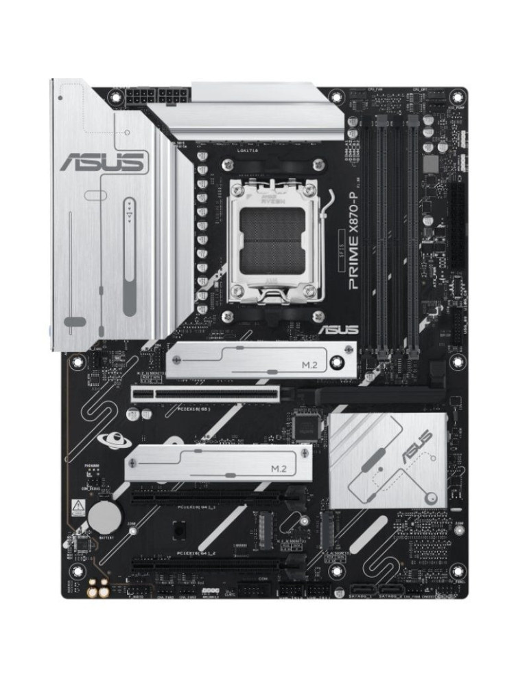 Placa Base Asus Prime X870-P/ Socket AM5/ DDR5/ PCIe 5.0