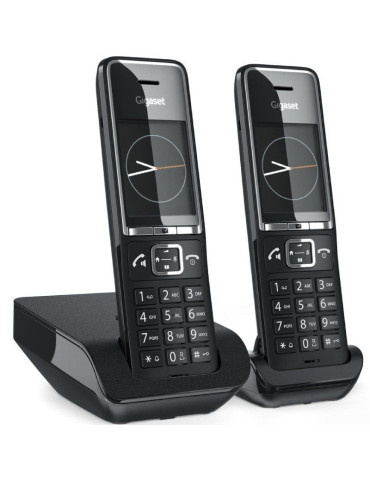 Teléfono Inalámbrico Gigaset Comfort 550/ Pack DUO/ Negro