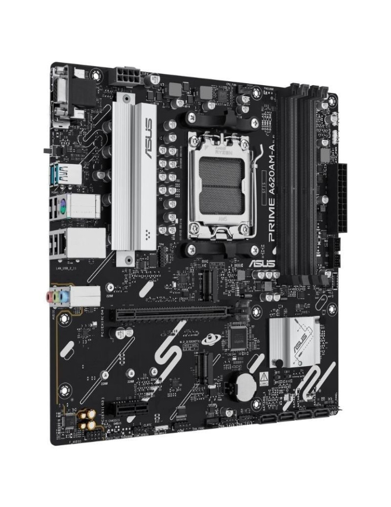 Placa Base Asus A620AM-A-CSM Socket AM5/ DDR5/ PCIe 4.0/ Micro ATX
