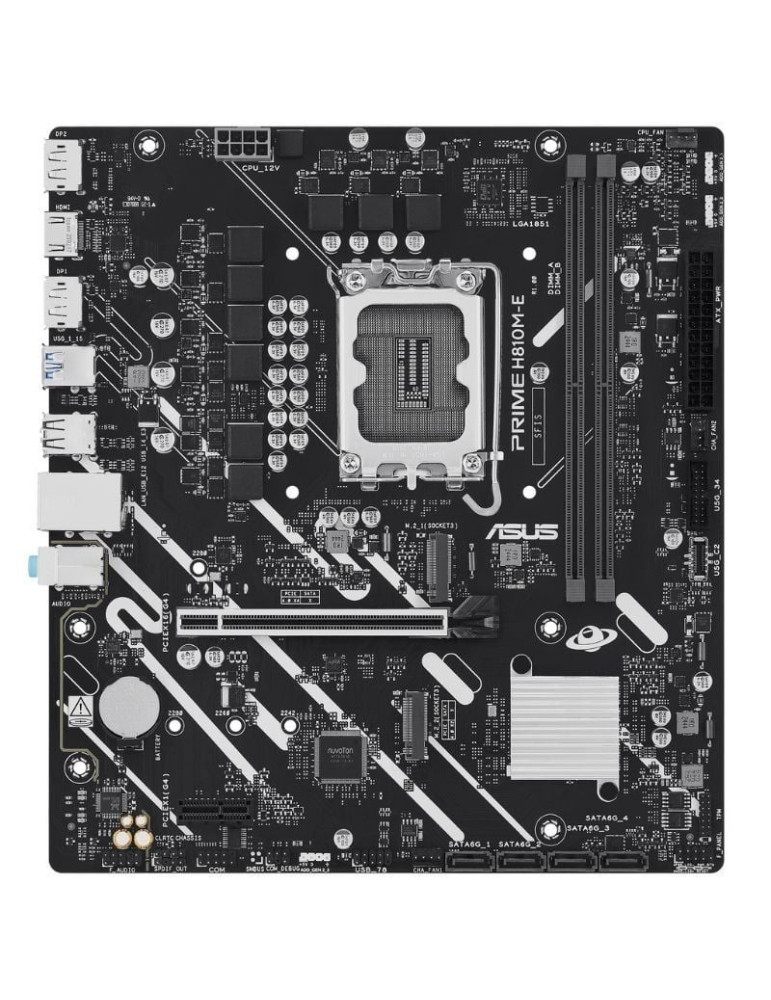 Placa Base Asus Prime H810M-E-CSM/ Socket 1851/ DDR5/ PCIe 4.0/ Micro ATX