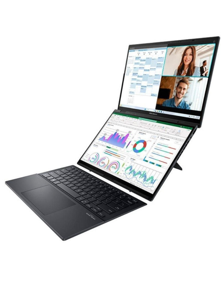 Portátil Convertible Asus ZenBook Duo OLED UX8406CA-PZ152W Intel Core Ultra 9-285H/ 32GB/ 1TB SSD/ 14"+14" Táctil/ Win11