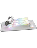 Pack Gaming Krom Klass/ Teclado RGB + Ratón Óptico RGB + Alfombrilla + Auriculares RGB