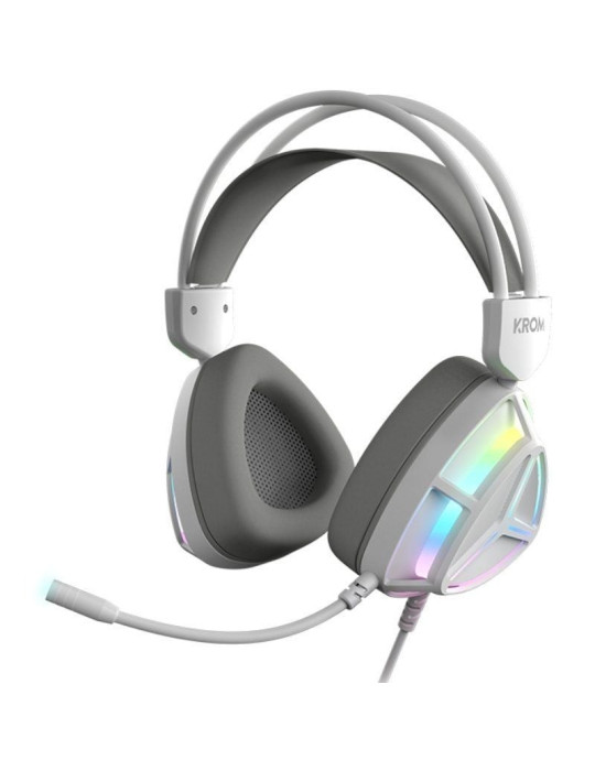 Pack Gaming Krom Klass/ Teclado RGB + Ratón Óptico RGB + Alfombrilla + Auriculares RGB