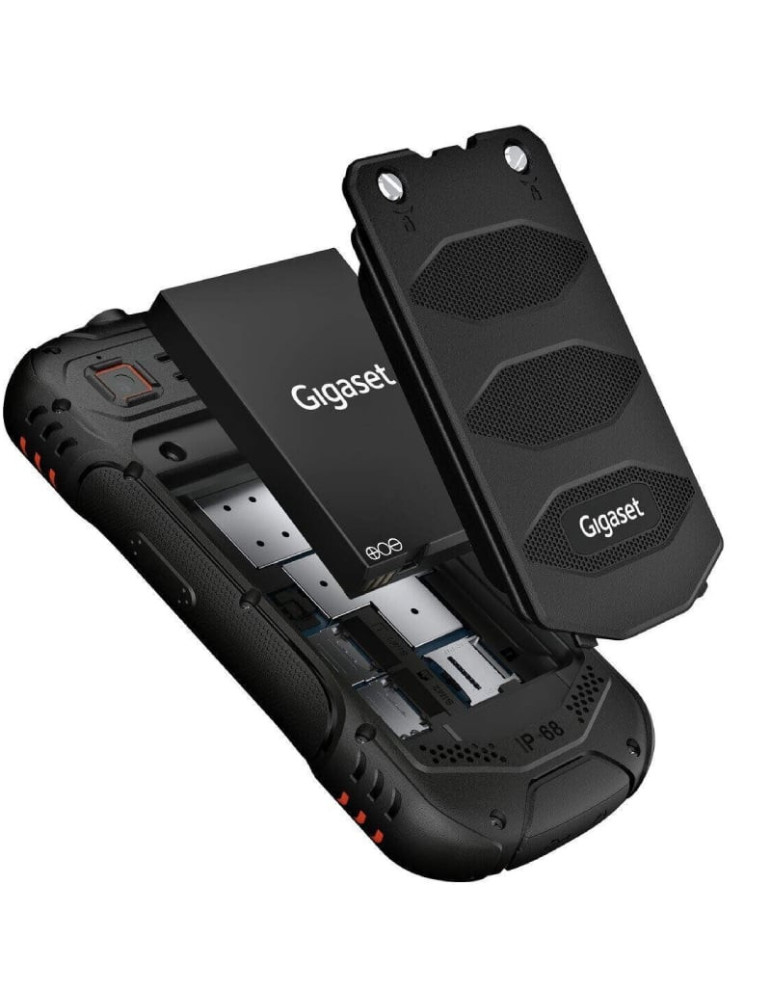 Teléfono Móvil Rugerizado Gigaset GLX8 Plus/ 4G/ Negro