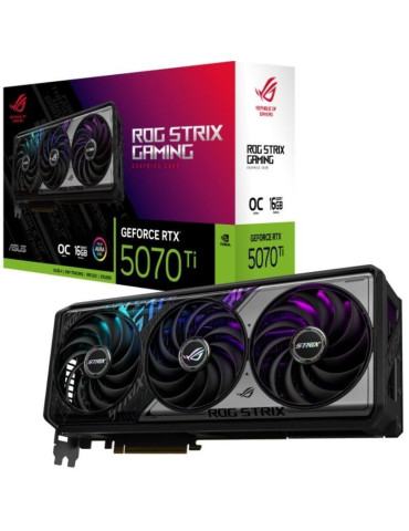 Tarjeta Gráfica Asus ROG Strix OC GeForce RTX 5070Ti/ 16GB GDDR7
