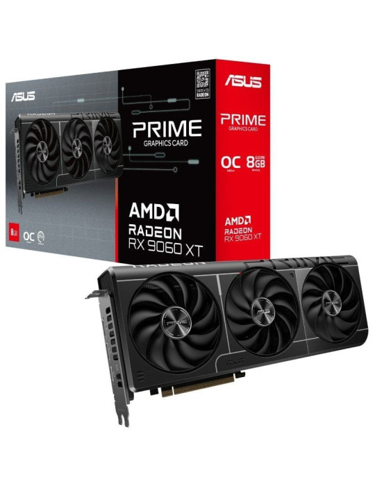 Tarjeta Gráfica Asus Prime Radeon RX 9060 XT OC/ 8GB GDDR6