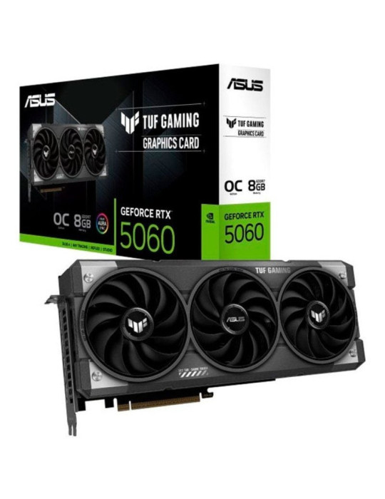 Tarjeta Gráfica Asus TUF Gaming GeForce RTX 5060 OC Edition/ 8GB GDDR7