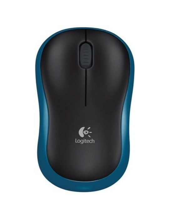 Ratón Inalámbrico Logitech M185/ Hasta 1000 DPI/ Azul