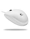Ratón Logitech B100/ Hasta 800 DPI/ Blanco