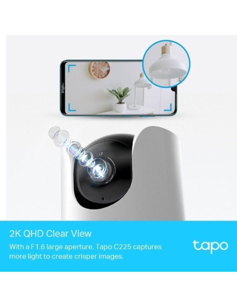 Cámara de Videovigilancia TP-Link Tapo C225/ 120 / Visión Nocturna/ Control desde APP