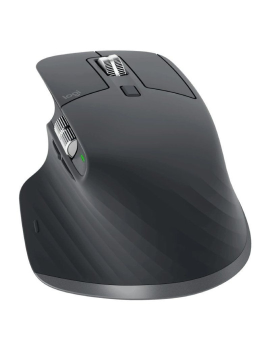 Ratón Ergonómico Inalámbrico por Bluetooth Logitech MX Master 3S/ Batería recargable/ Hasta 8000 DPI/ Grafito