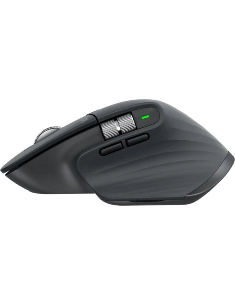 Ratón Ergonómico Inalámbrico por Bluetooth Logitech MX Master 3S For Business/ Batería recargable/ Hasta 8000 DPI/ Grafito