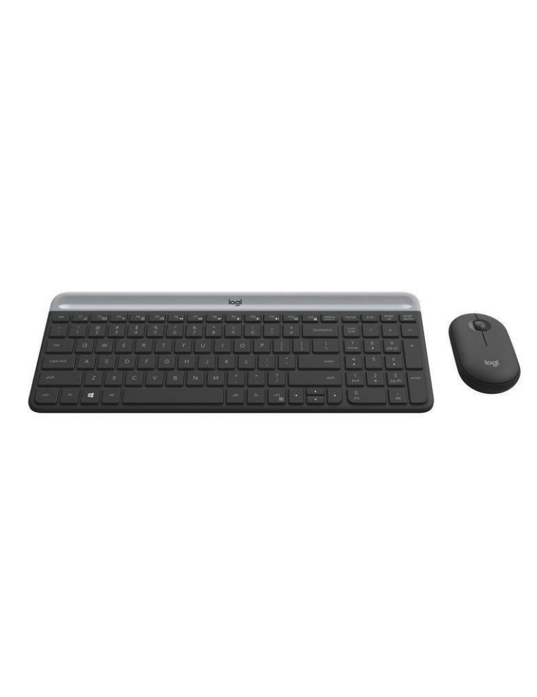 Teclado y Ratón Inalámbricos Logitech Slim Combo MK470