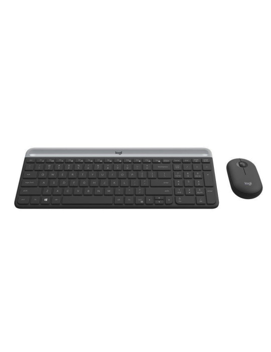 Teclado y Ratón Inalámbricos Logitech Slim Combo MK470
