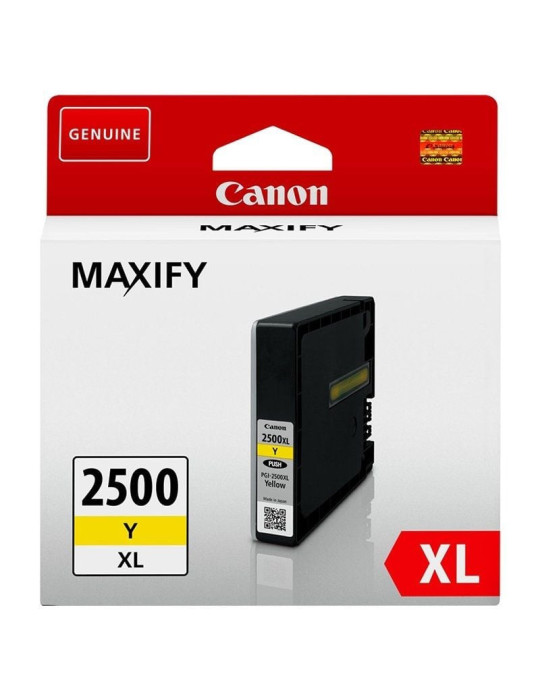 Cartucho de Tinta Original Canon PGI-2500XL Alta Capacidad/ Amarillo