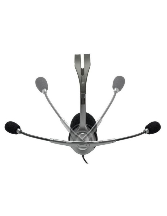 Auriculares Logitech H111/ con Micrófono/ Jack 3.5/ Negros