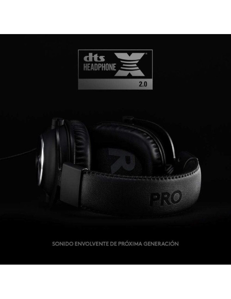 Auriculares Gaming con Micrófono Logitech G Pro X/ Jack 3.5/ USB/ Negros