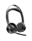 Auriculares Inalámbricos Poly Voyager Focus 2 para Microsoft Teams + Adaptador USB-C-A + Soporte de Carga/ con Micrófono/ Blueto