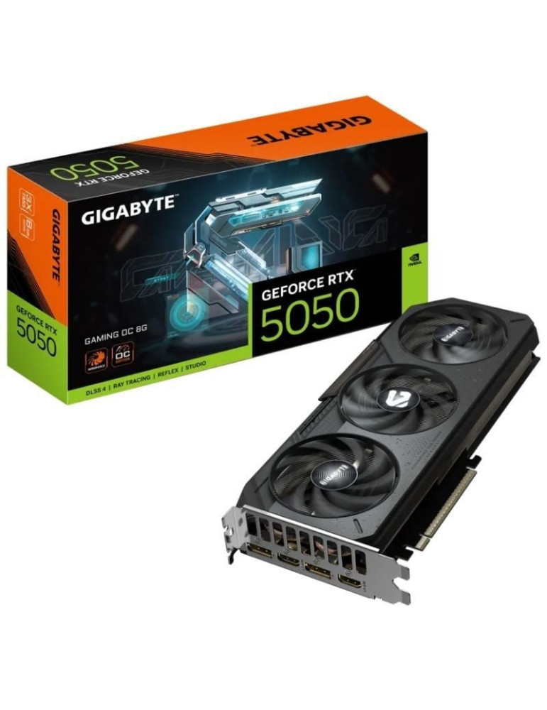Tarjeta Gráfica Gigabyte GeForce RTX 5050 Gaming OC/ 8GB GDDR6